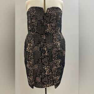 NEW City Chic China Doll Tulip Statement Strapless Dress Size 16